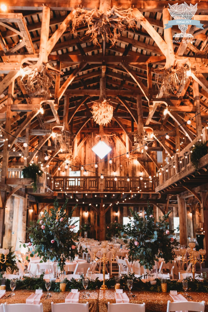 Award winning photograph of Wisconsin Dells wedding venue The Swan Barn Door